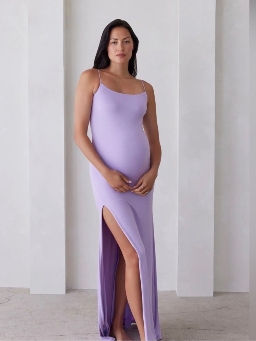 BUMPSUIT lilac the Rosie maternity dress